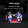AVID POWER Tire Inflator Air Compressor, 12V DC / 110V AC Dual Power Tire Pump with Inflation and Deflation Modes, Dual Powerful Motors, Digital Pressure Gauge