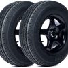Set of 2 (Two) Travelstar HF288 ST205/75R14 205/75/14 205/75R14 105M Load Range D 8 Ply Radial Trailer Tire (Wheel Not Included)