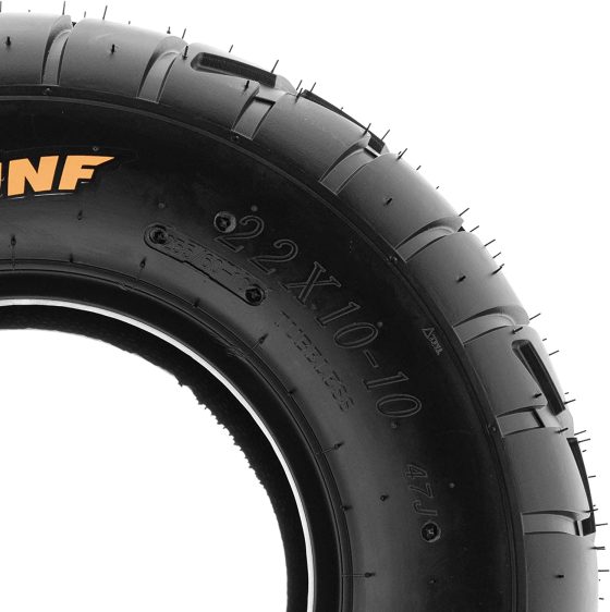 SunF A021 TT Sport ATV UTV Dirt Track & Flat Track Tire 22×10-8, 6 PR, Tubeless