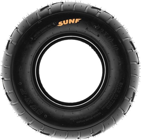 SunF A021 TT Sport ATV UTV Dirt Track & Flat Track Tire 22×10-8, 6 PR, Tubeless