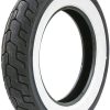 Dunlop Harley Davidson D402 Whitewall Rear Tire (Wide Whitewall / MT90-16B)