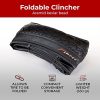 Road Bike Tire 26 x 1.95 Inch Foldable Slick Tire for Mountain MTB Hybrid Bike Bicycle – Pack of 2 Tires – Fincci